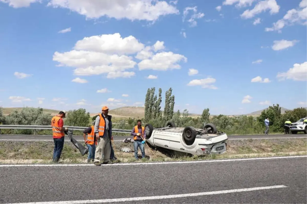 Otomobil Takla Attı: 1 Yaralı