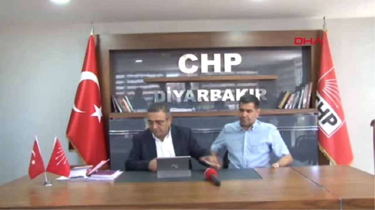 Diyarbakır CHP\'li Tanrıkulu Diyarbakır ve Bölgenin, Erdoğan ve AK Parti\'ye Kırmızı Kart Göstermesi...