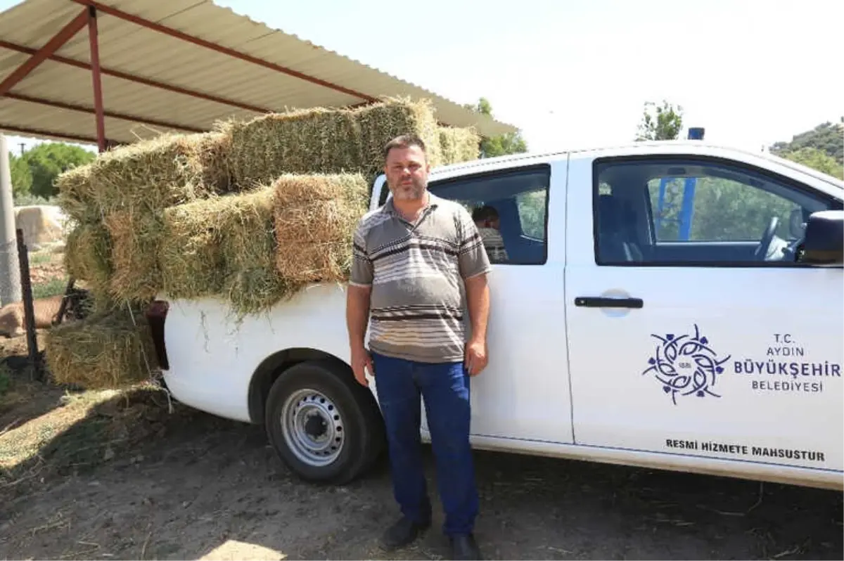 Büyükşehir Yemleri Yanan Çiftçiye Destek Verdi