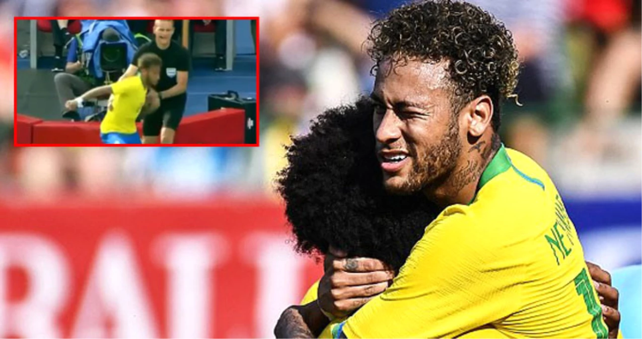 Dördüncü Hakem, Oyuna Dönmek İsteyen Neymar\'ı Formasından Çekti