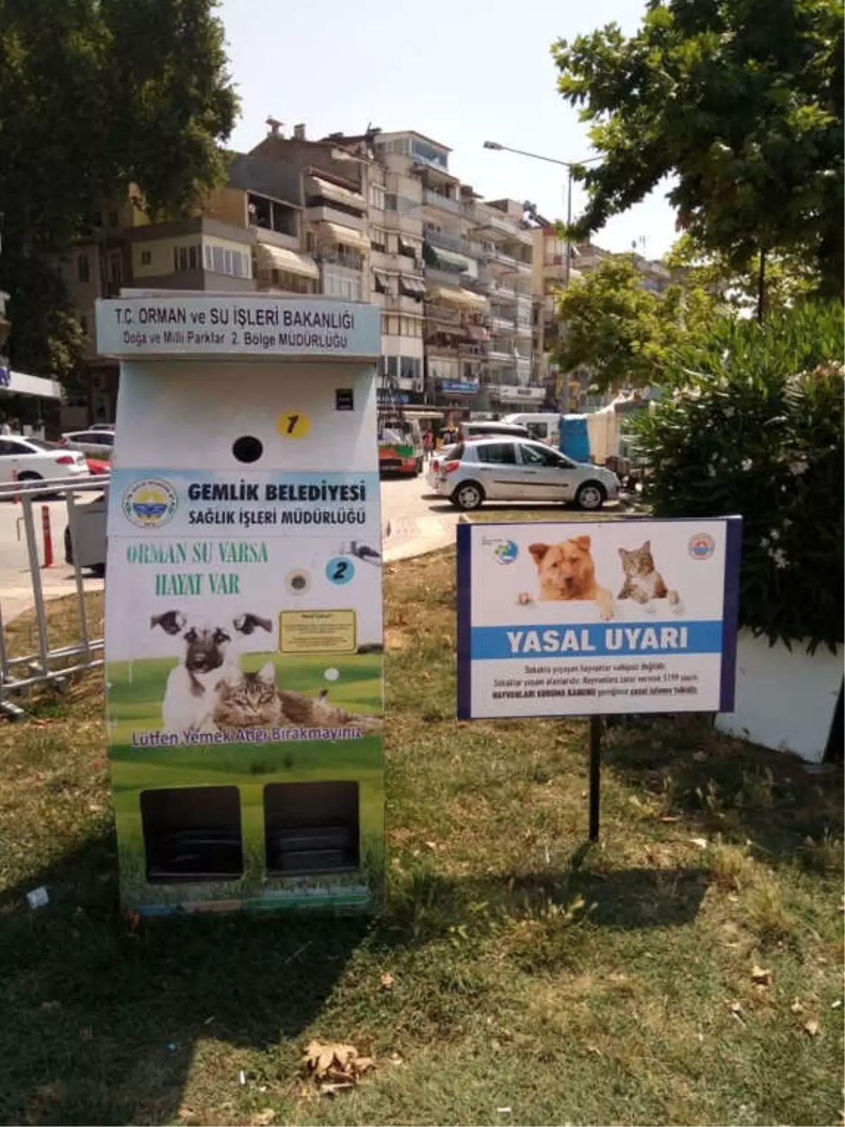 Sokak Hayvanları İçin Uyarı Levhası