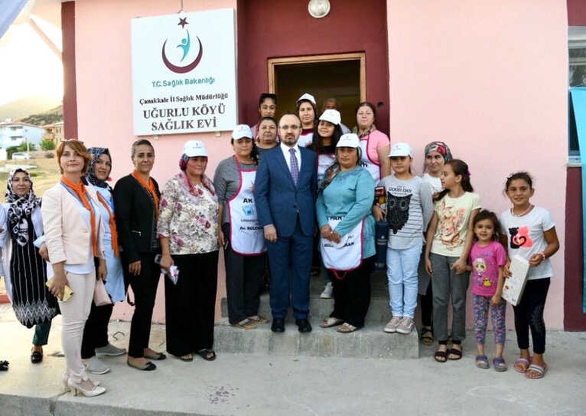 Ak Partili Turan, Gökçeada\'da Uğurlu Köyü Sağlık Ocağı\'nın Açılışını Yaptı