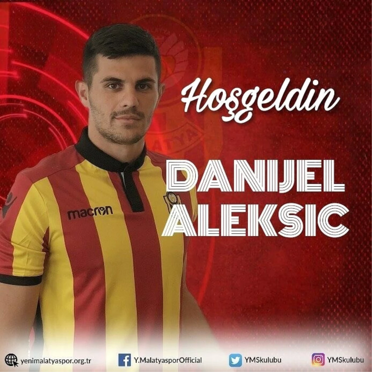 Evkur Yeni Malatyaspor Danijel Alexsic ile Sözleşme İmzaladı