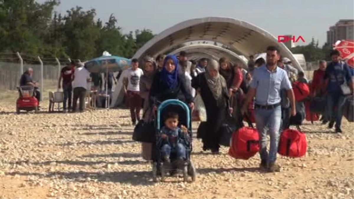 Kilis 50 Bin Suriyeli Bayram İçin Ülkesine Gitti