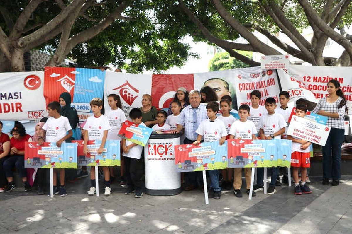 Mersin\'de \'Çocuk İşçiliği ile Mücadele Günü\' Etkinlikleri