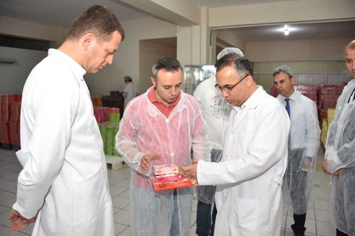 Vali Çeber, Lokum Üretim Tesislerini İnceledi