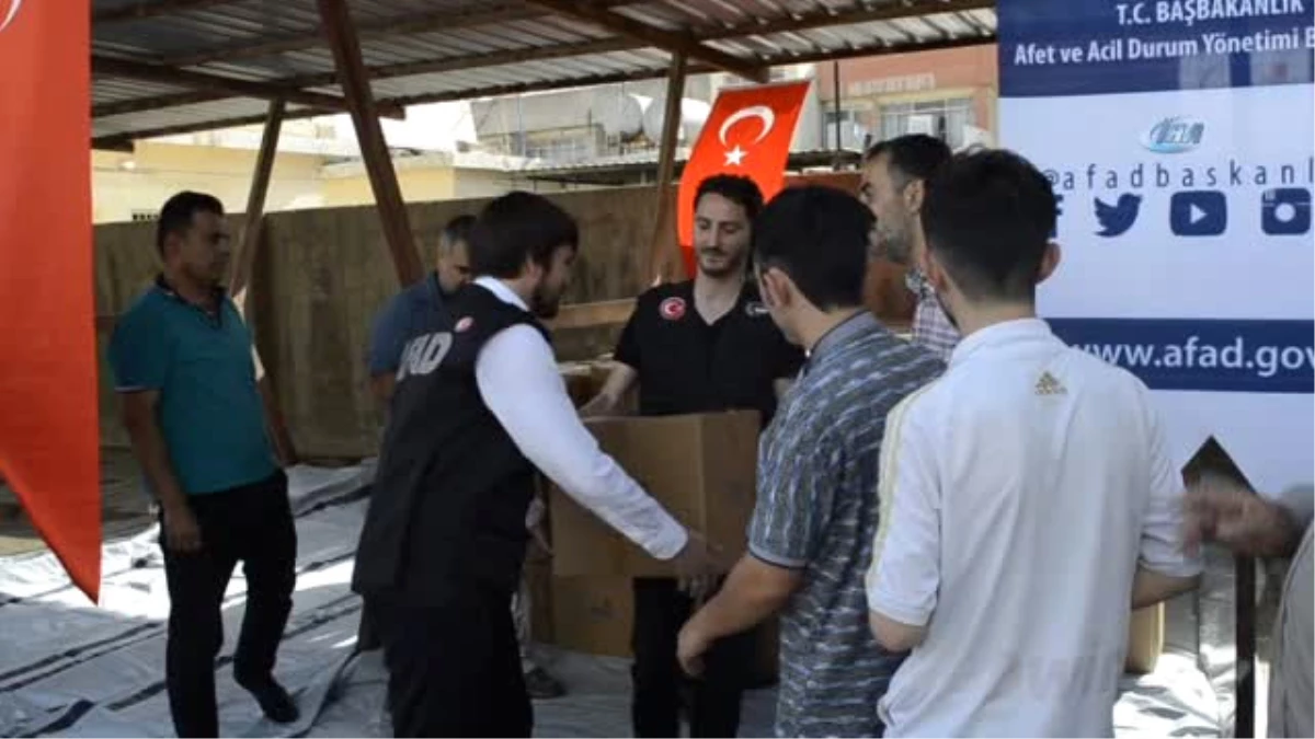 Afad, Erbil\'de 500 Aileye Yardım Dağıttı