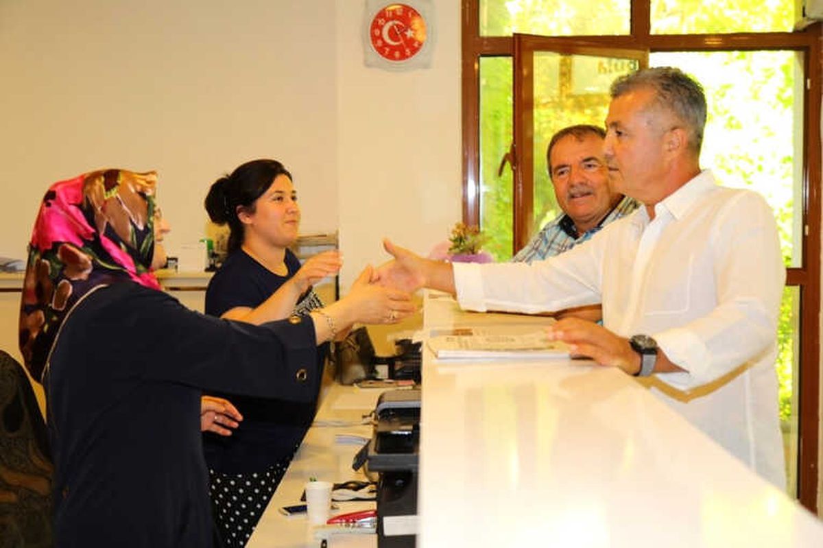 Başkan Sözen, Personeliyle Bayramlaştı