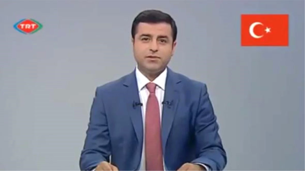 Demirtaş\'ın TRT Konuşması, HDP Mitinginde Dev Ekrandan İzlettirilecek