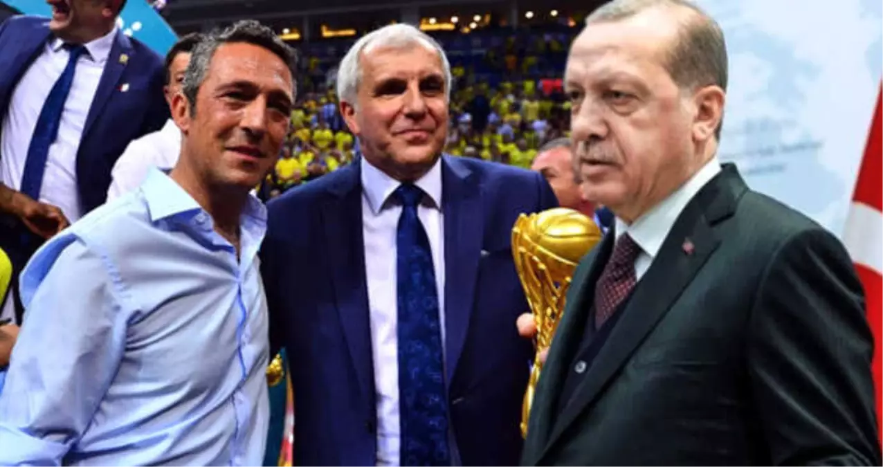 Erdoğan, Fenerbahçe Doğuş\'un Şampiyonluğu Sonrası Ali Koç\'u Kutladı