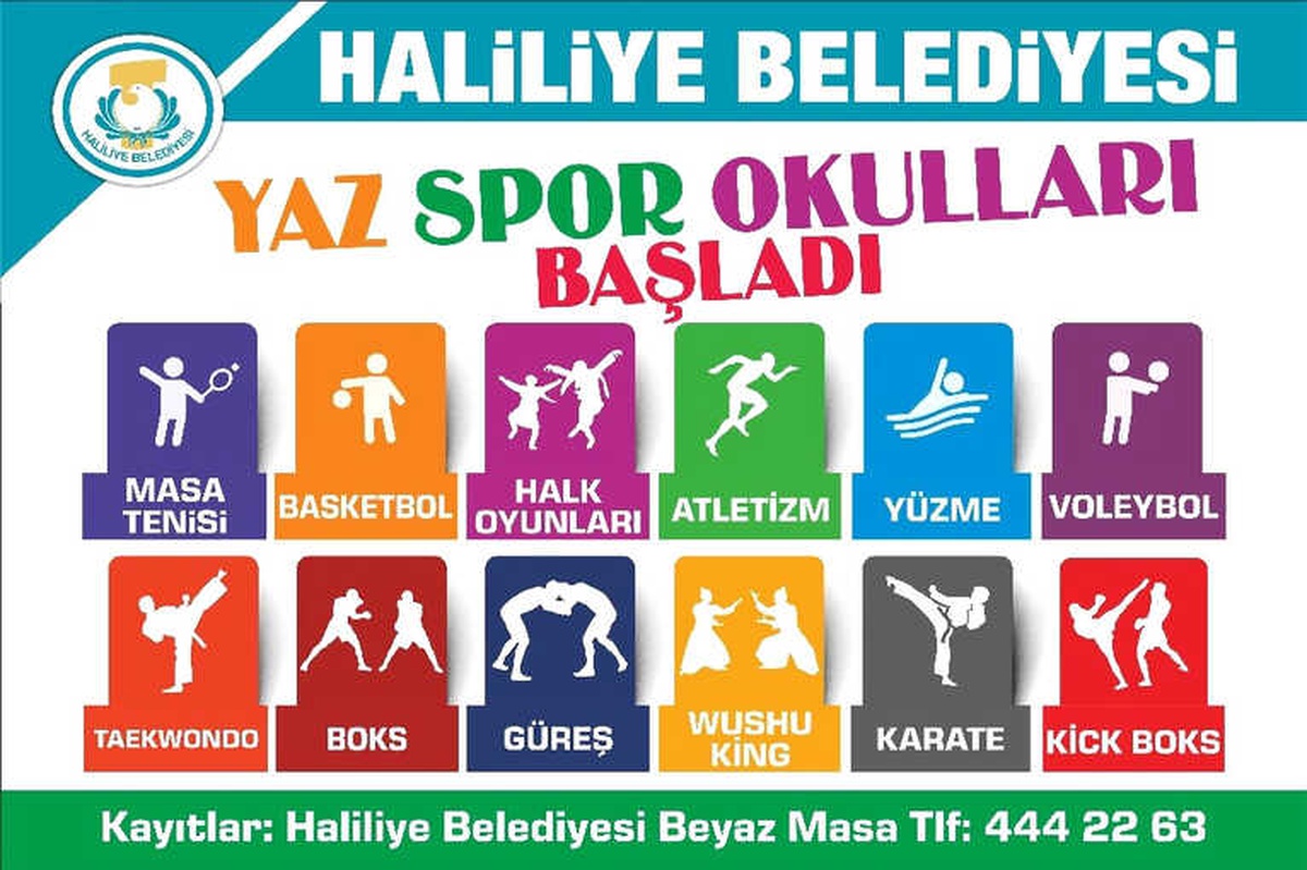 Haliliye\'de Yaz Spor Okulları Başlıyor