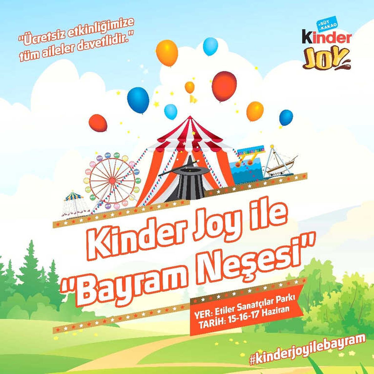 Kinder Joy\'dan İstanbul\'da Bayram Festivali