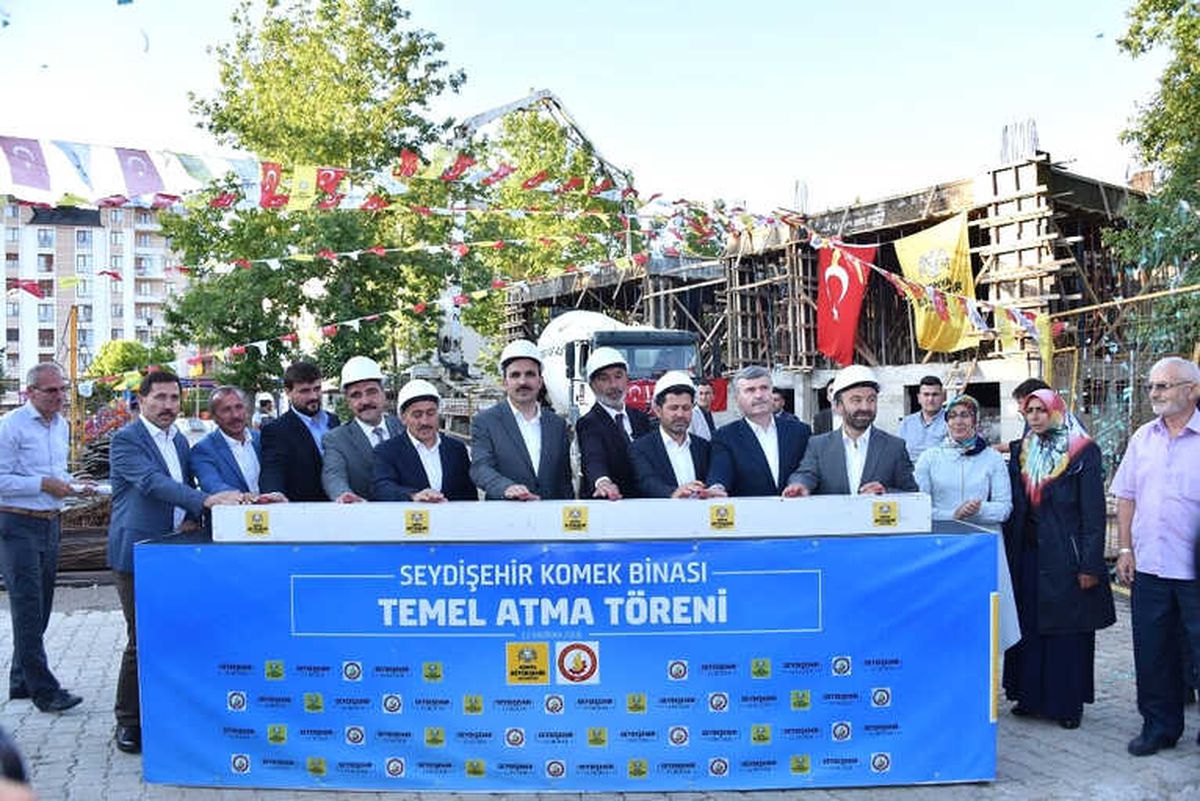 Seydişehir Komek Binasının Temeli Atıldı