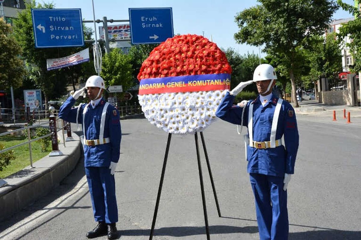 Siirt\'te Jandarmanın 179\'uncu Kuruluş Yıldönümü Kutlaması