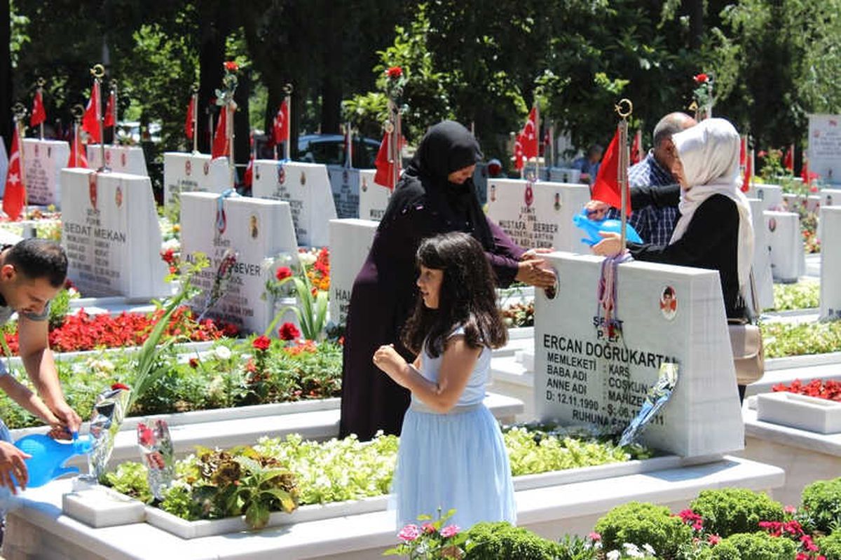 Arife Günü Edirnekapı Şehitliği Şehit Yakınlarıyla Doldu Taştı