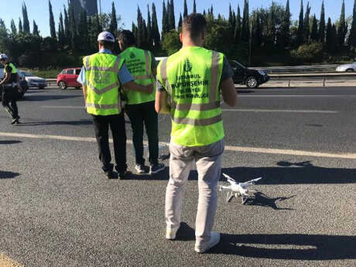 Drone\'lu Emniyet Şeridi Denetimi