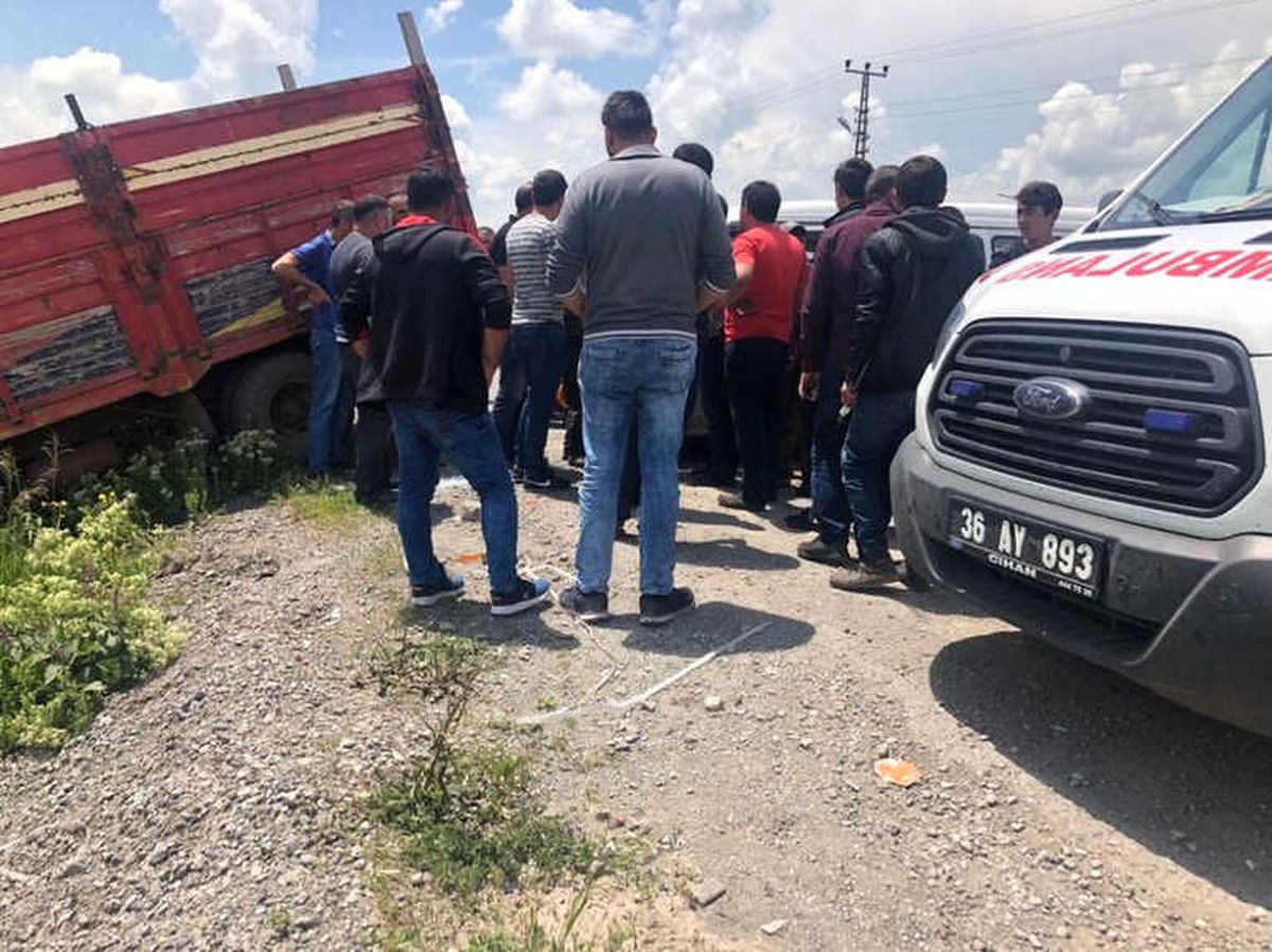 Kars\'ta Trafik Kazası: 1 Yaralı