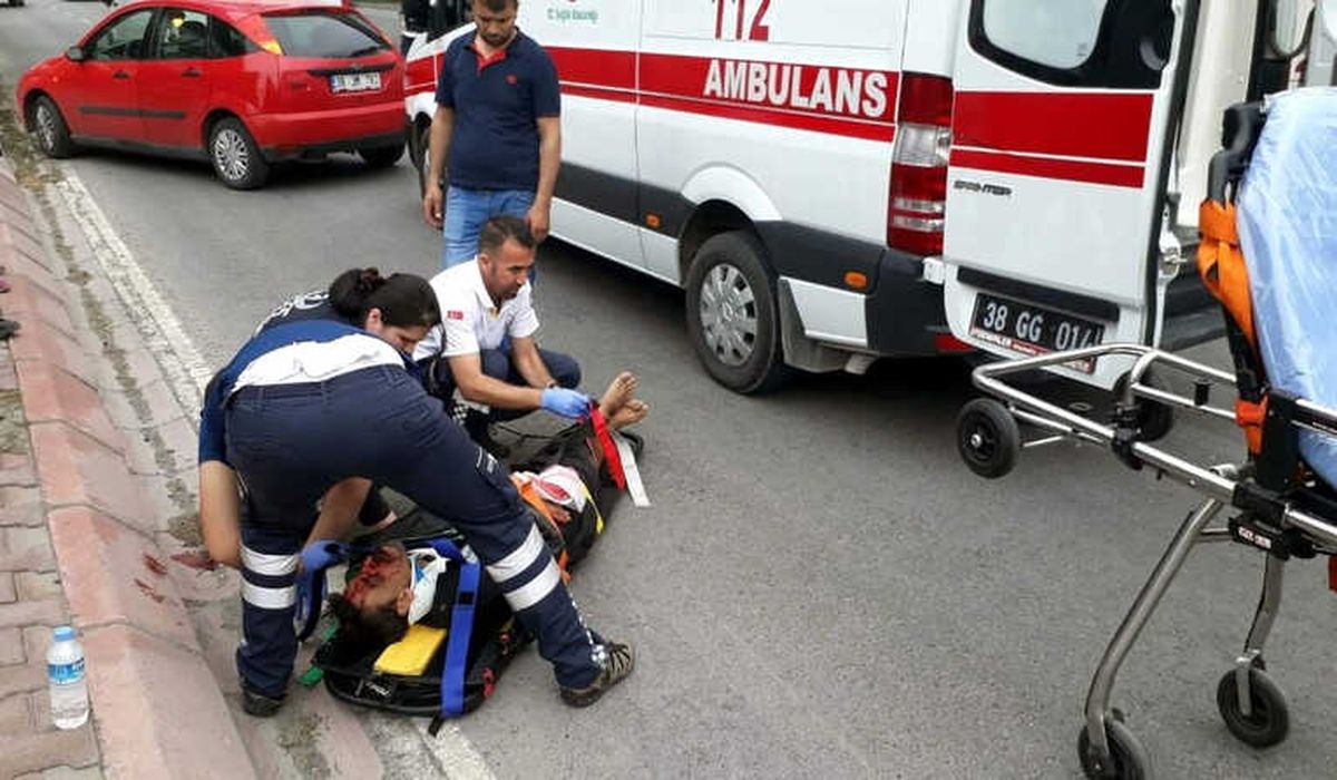 Kayseri\'de Trafik Kazası: 1 Yaralı