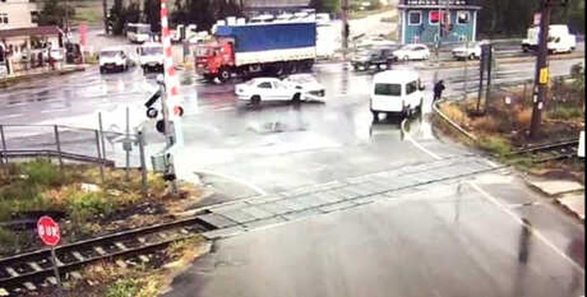 Tekirdağ\'daki Trafik Kazaları Mobese Kameralarında