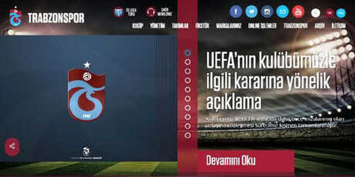 Trabzonspor\'dan \'Uefa\' Açıklaması