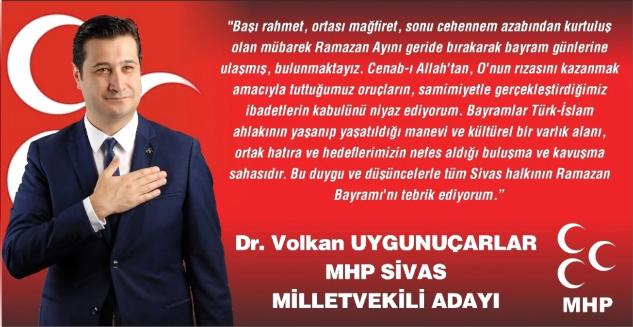 MHP Sivas Milletvekili Adayları Ramazan Bayramı\'nı Kutladı