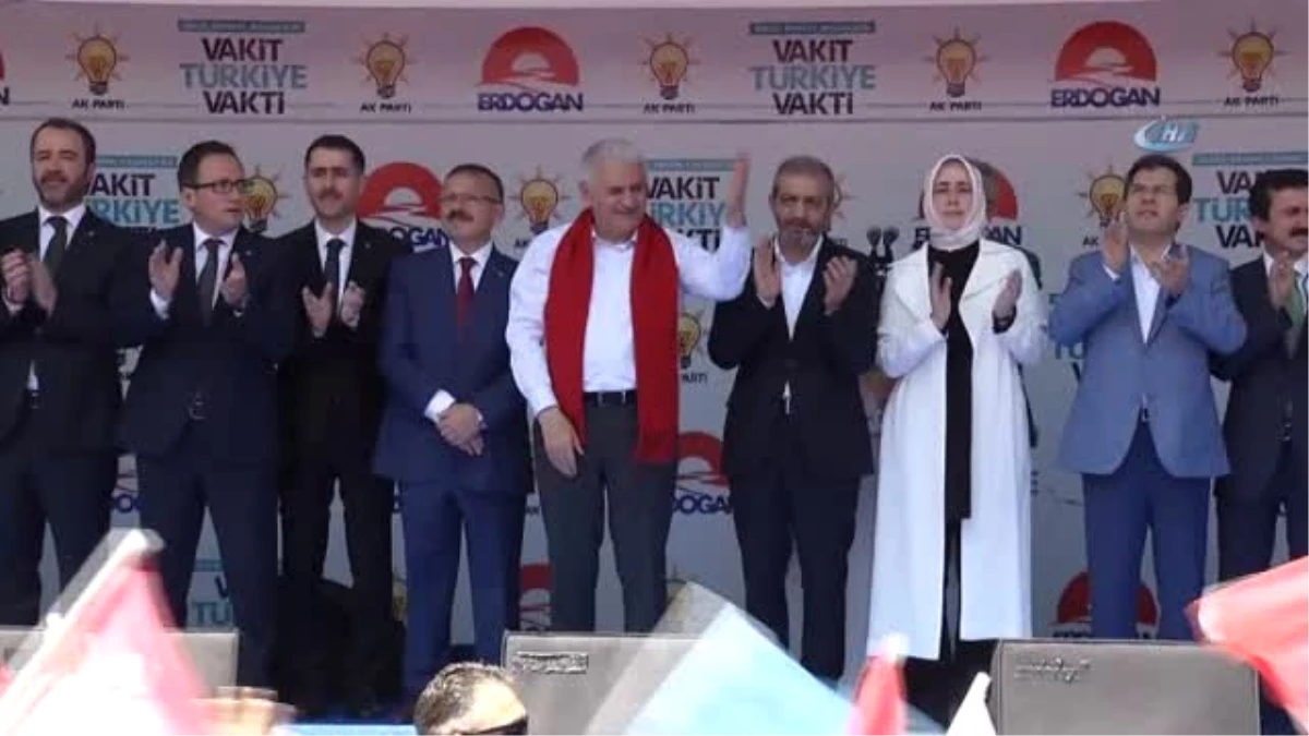 Başbakan Binali Yıldırım, Tokat\'ta Halka Seslendi