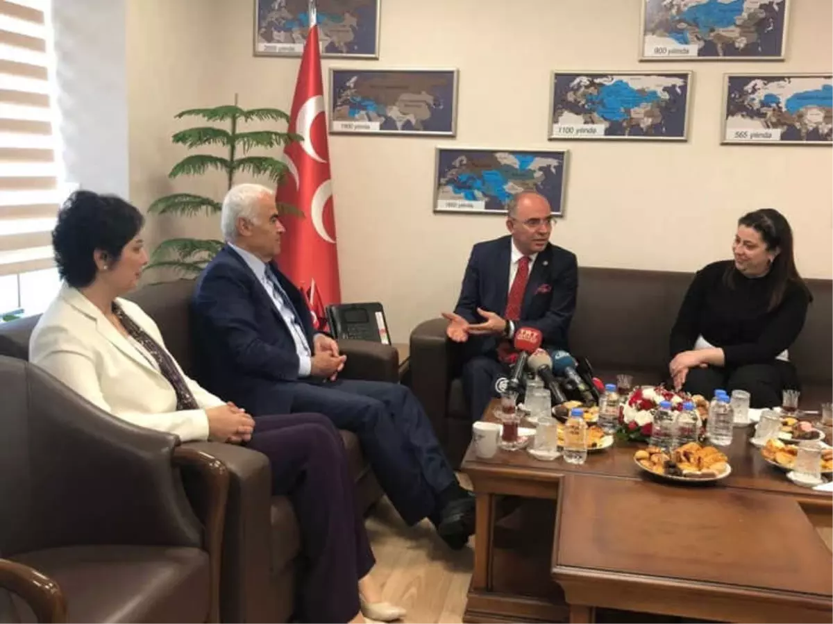 Mhp, AK Parti Heyetini Ağırladı