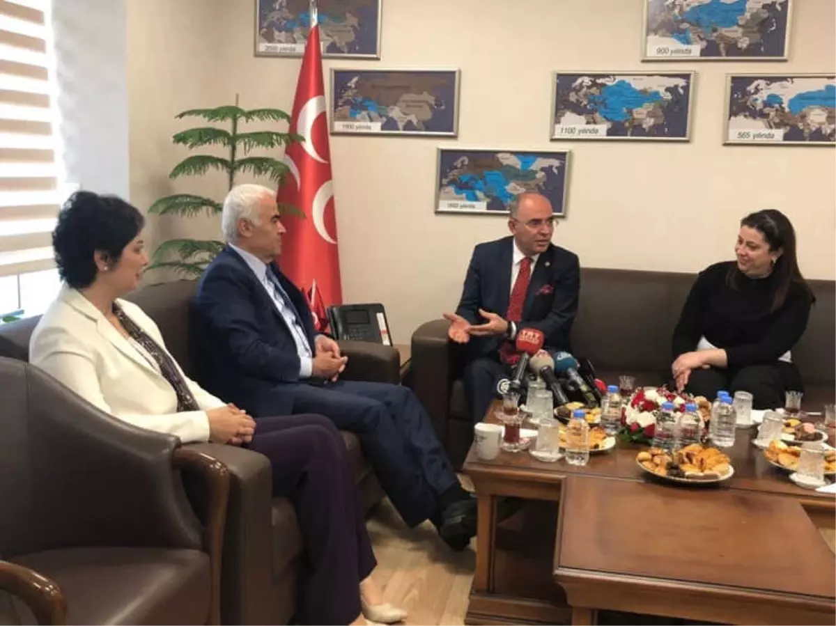 MHP AK Parti Heyetini Ağırladı