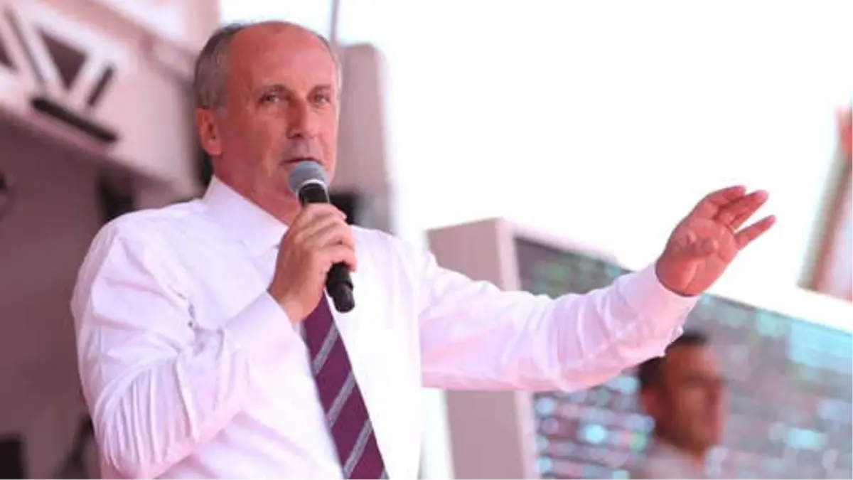 Muharrem İnce: Milletvekili Saysını Azaltacağım