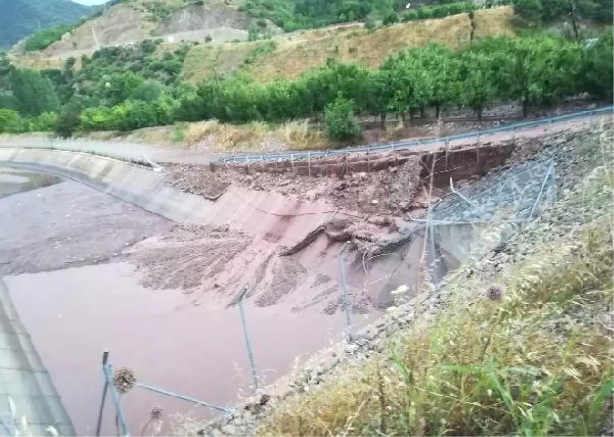 Amasya\'yı Sağanak ve Dolu Vurdu