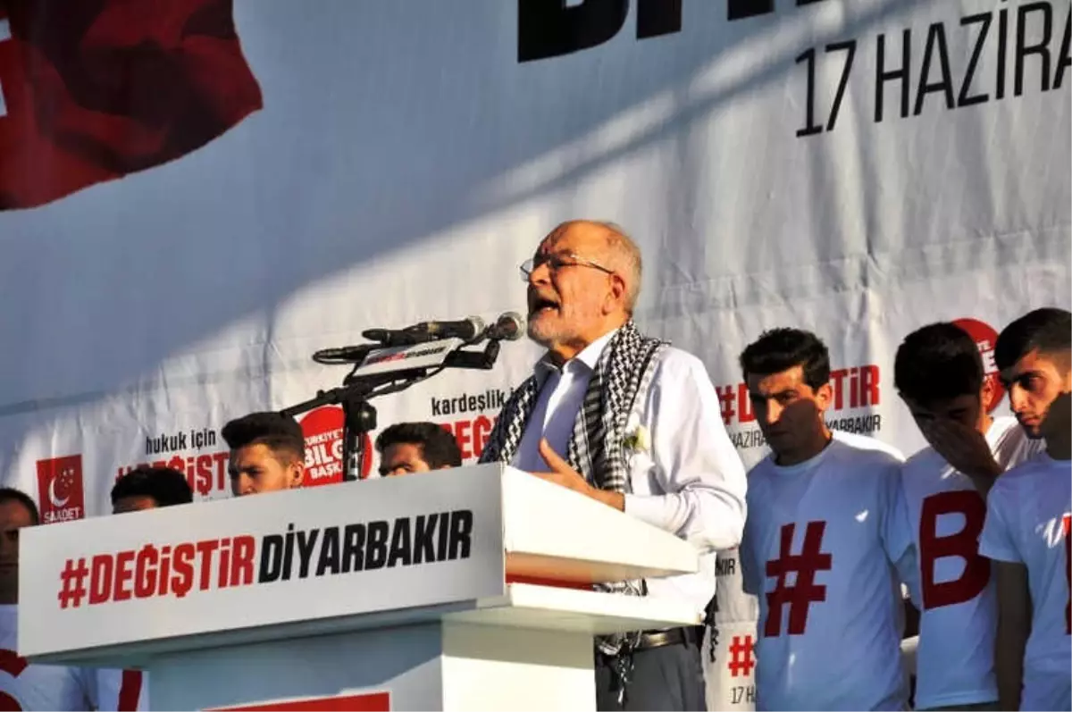 Cumhurbaşkanı Adayı Karamollaoğlu Diyarbakır\'da