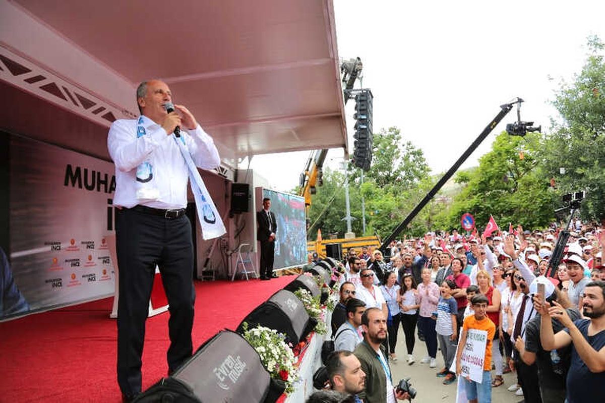 Cumhurbaşkanı Adayı Muharrem İnce Tunceli\'de