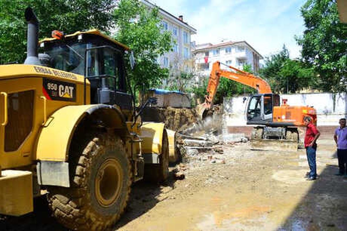 Erbaa\'da Sağanak Sonrası Hasar Tespiti