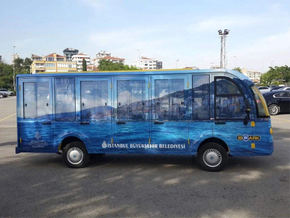 Adalar\'da Elektrikli Minibüsler Yolcu Taşıyacak