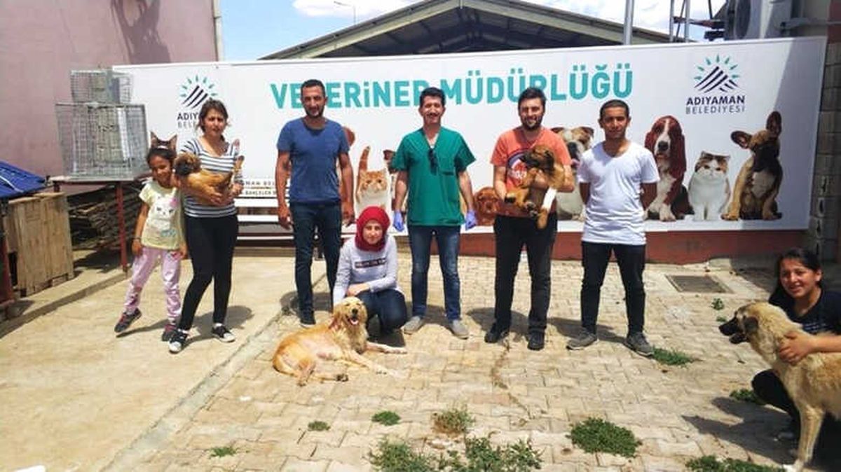 Adıyaman\'daki Hayvan Severlerden Örnek Davranış