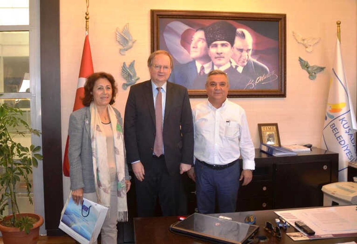Avrupa Birliği Türkiye Delegasyonundan Başkan Kayalı\'ya Ziyaret