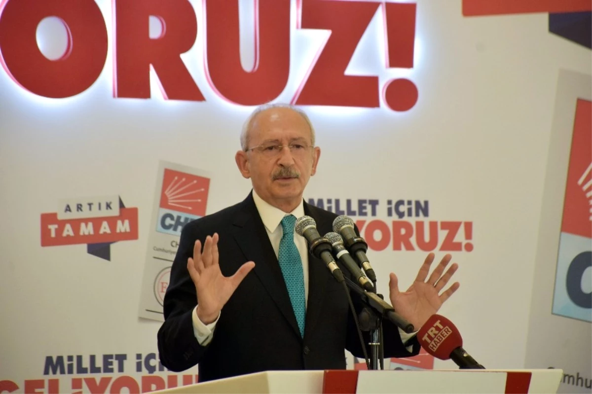 CHP Genel Başkanı Kılıçdaroğlu: "Bin 500 Liranın Altında Emekli Aylığı Olmayacak"