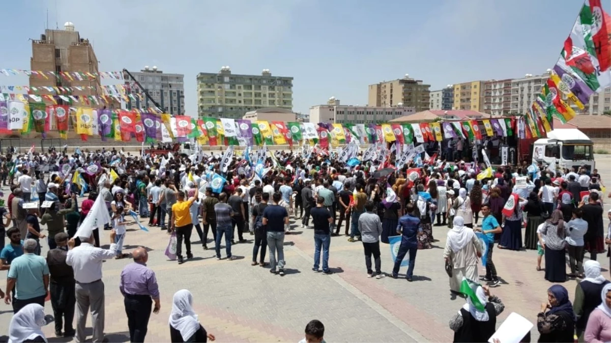 Hdp\'nin Kızıltepe ve Nusaybin Mitingleri Boş Kaldı