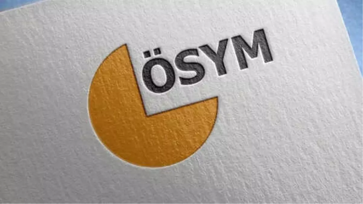 Ösym, Akademik Çalışmalar İçin Sınav Verilerini Paylaşacak