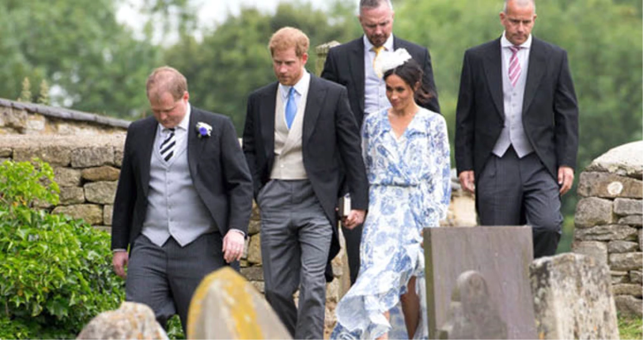 Prens Harry ve Meghan Markle Katıldıkları Düğünde İlgi Odağı Oldu