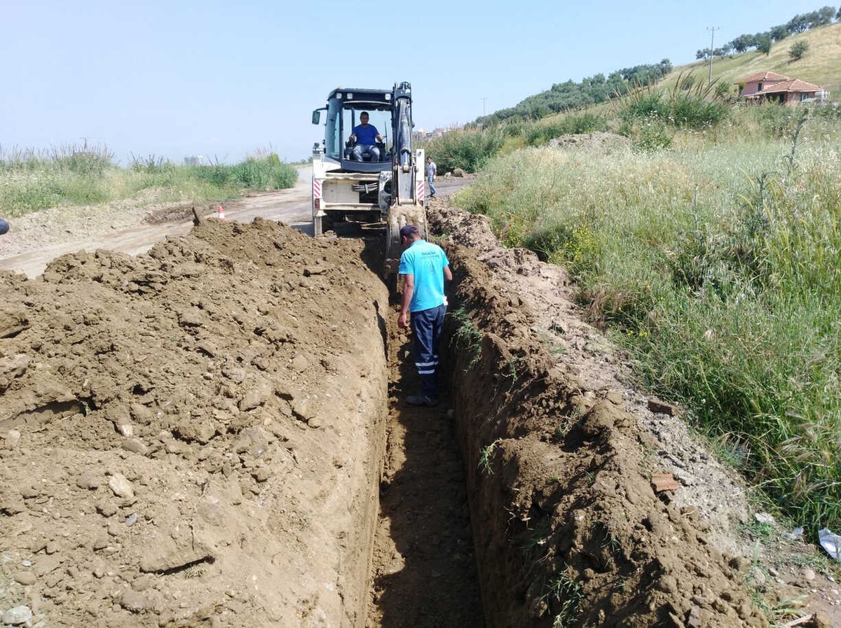 Selvilitepe\'ye 2 Buçuk Kilometre Kanalizasyon Hattı