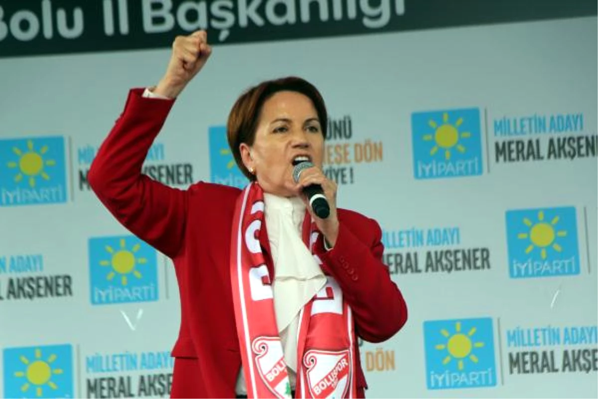 Meral Akşener Bolu\'da Konuştu: "Bana Talimat Verecek Kişi Henüz Anasının Karnından Doğmadı"