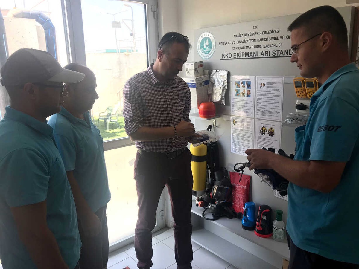 Atıksu Personeline Koruyucu Gaz Algılama Eğitimi