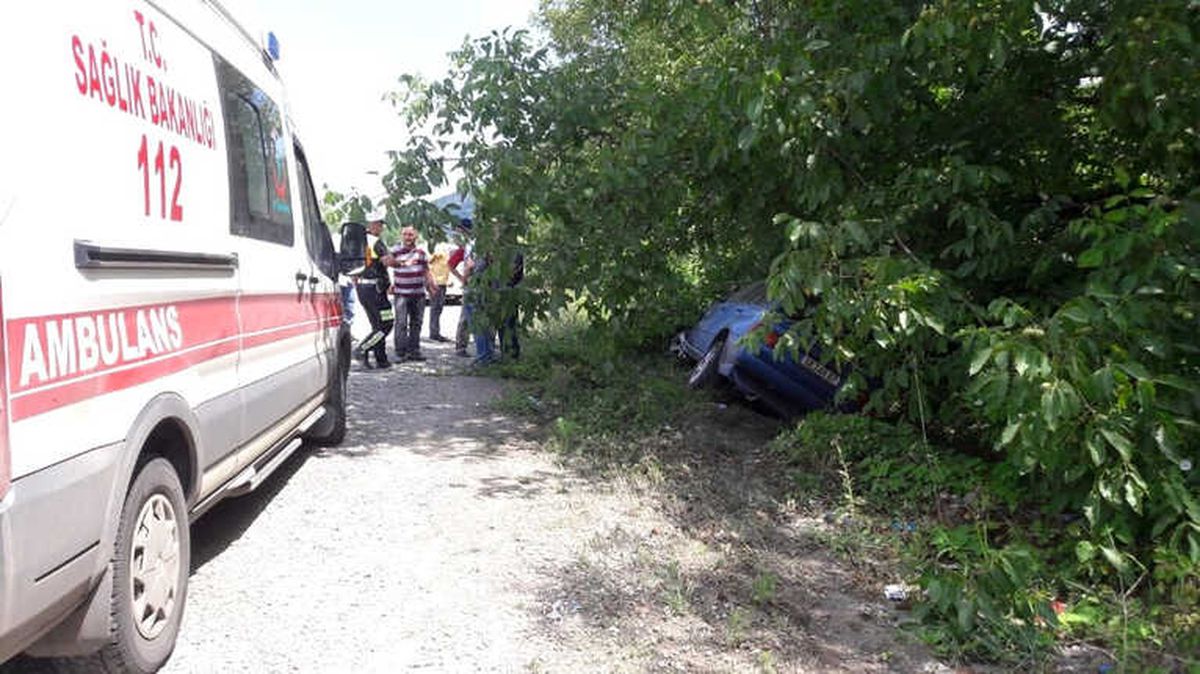 Çaycuma\'da Trafik Kazası; 1 Yaralı