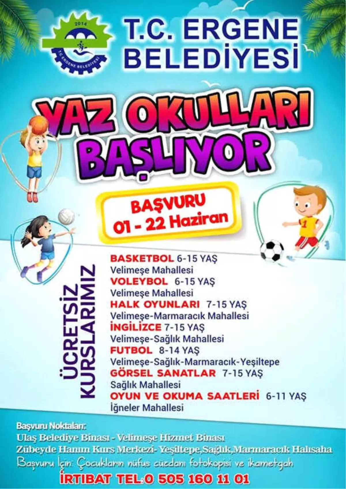 Ergene\'de \'Yaz Okulu Kursları\' Başlıyor