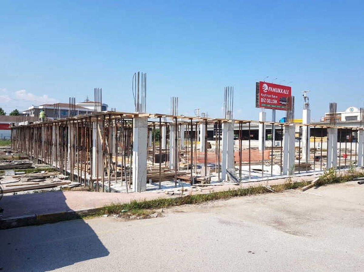 İtfaiye Terminal Müfrezesi Yeni Binası Yapımı Sürüyor