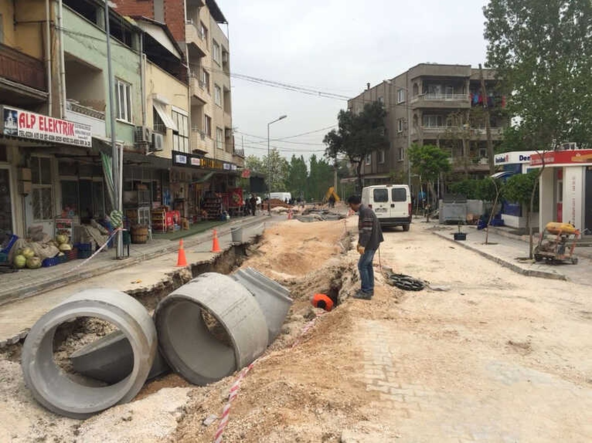 Soma\'nın 8 Buçuk Milyonluk Yağmur Suyu Yatırımı Tamamlandı