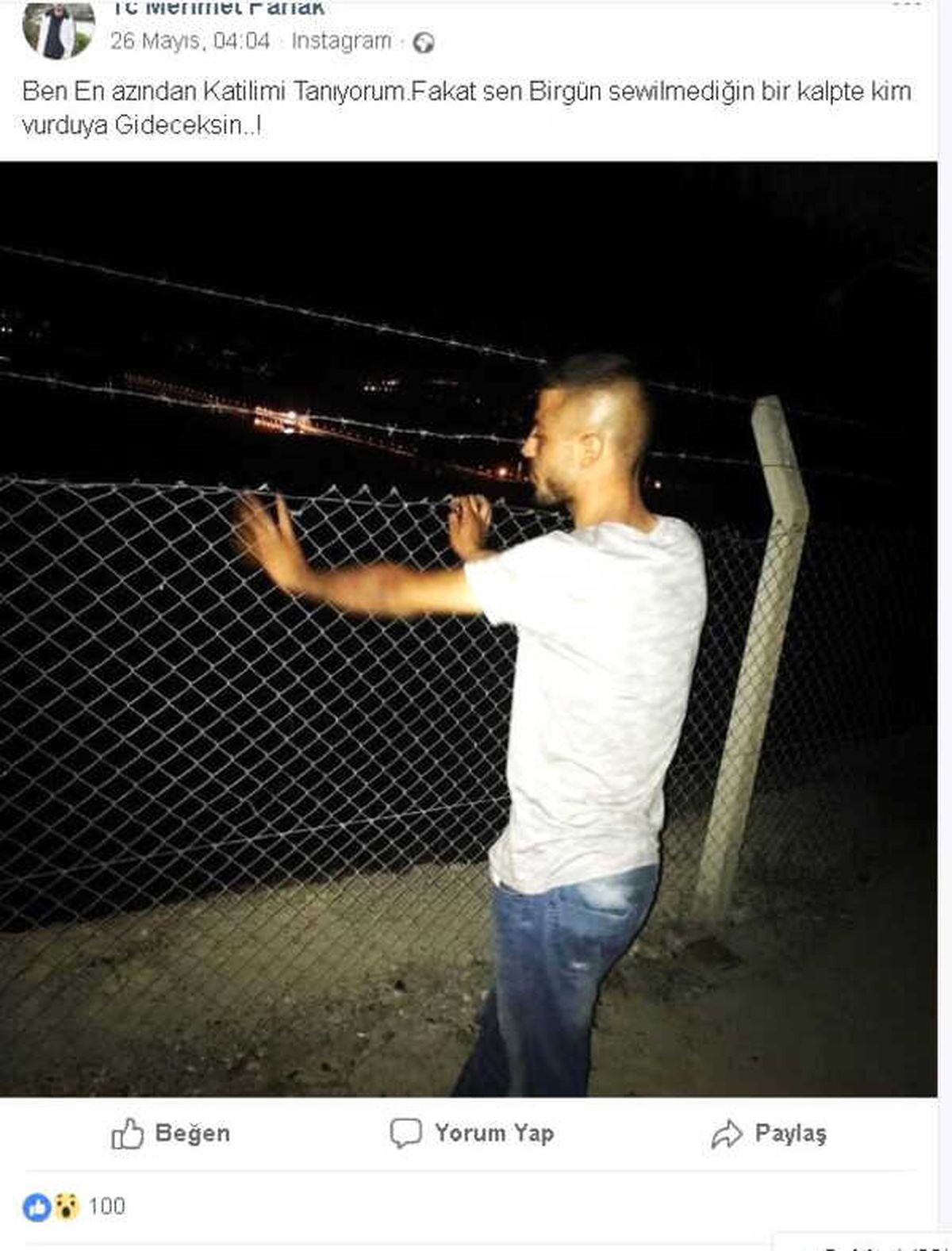 Sosyal Medyadan "Katilimi Tanıyorum" Dedi, Ölü Olarak Bulundu