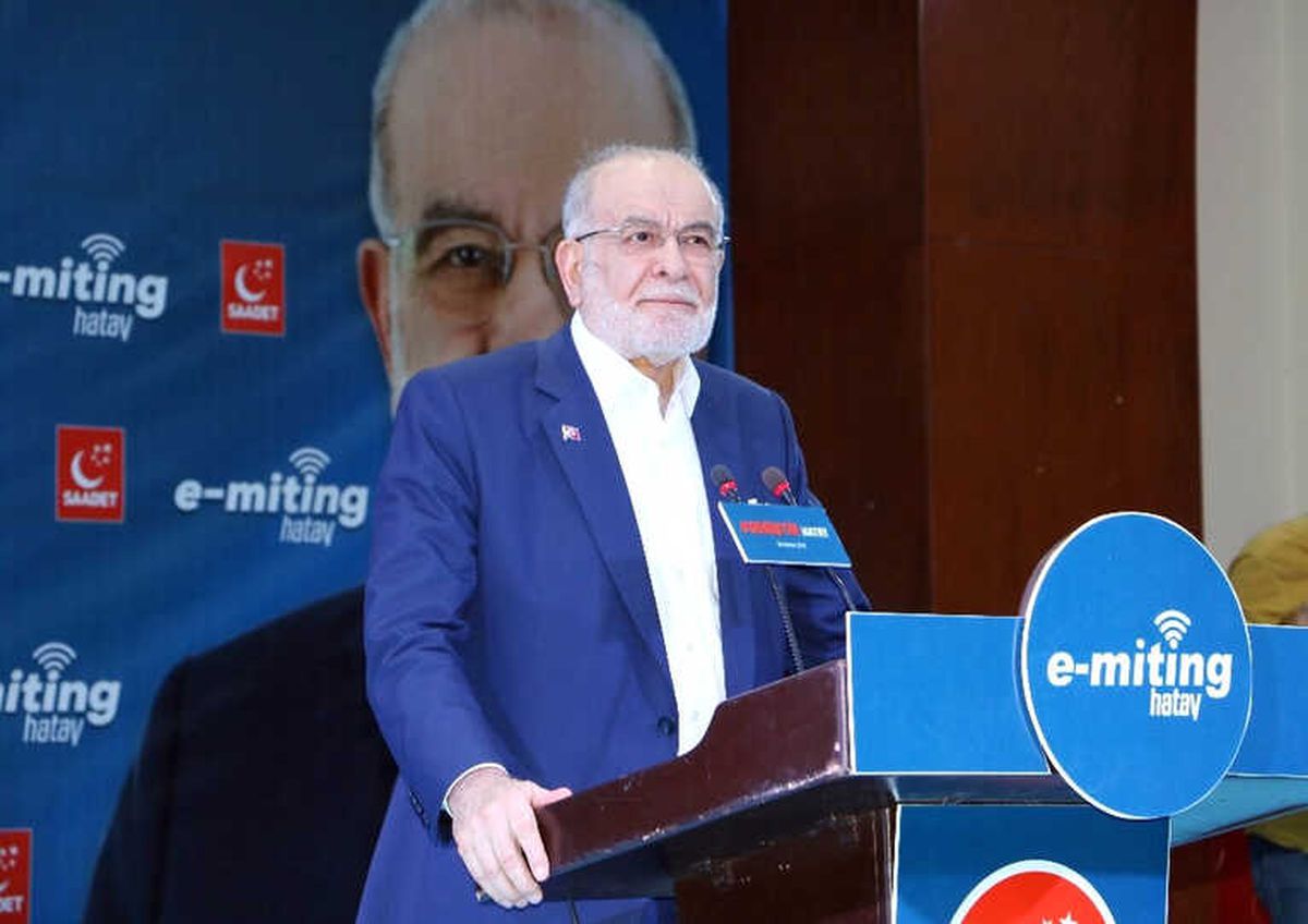 Temel Karamollaoğlu\'dan Hatay\'da E-miting