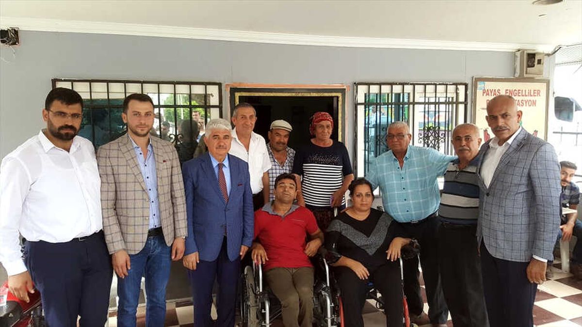 Türkoğlu\'ndan Payas Engelliler Derneğine Ziyaret